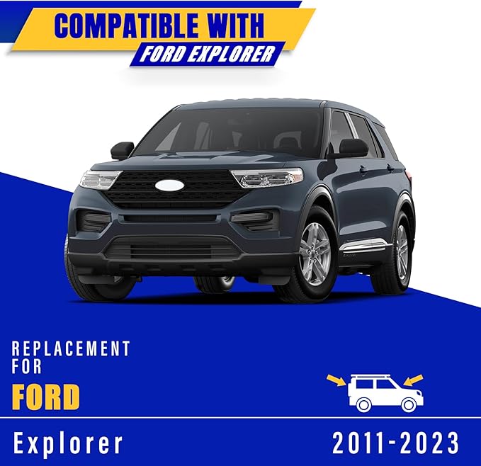 3 wipers Replacement for Ford explorer 2023-2011,Windshield Wiper Blades Original Equipment Replacement - 26"/22"/11" (Set of 3) Pinch Tab