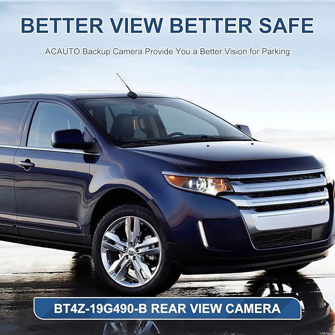 Rear View Backup Reverse Camera Compatible with Ford Edge 2011-2015, for Lincoln MKX 2011-2013 Parking Backup Assist Camera OE Number BT4Z-19G490-B, BT4Z-19G490-A, DT4T-19G490-AB, ET4Z-19G490-