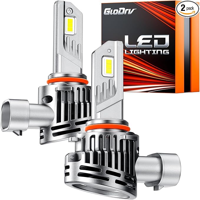 [2025 Upgrade] 9006 Led Bulbs, [900% Brightest] 40000lm Brightness HB4 Fog Lights Bulbs Real 1:1 Mini Size Design, 6000k Cool White，Pack of 2