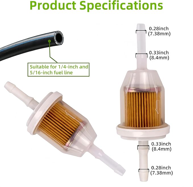 Club Car DS Tune Up Kit (1992-Up) - Includes Air Filter 1015426, Oil Filter & 2 Fuel Filters | Compatible with FE290 4-Cycle Engines | Golf Cart Maintenance Kit | OEM Replacement Parts