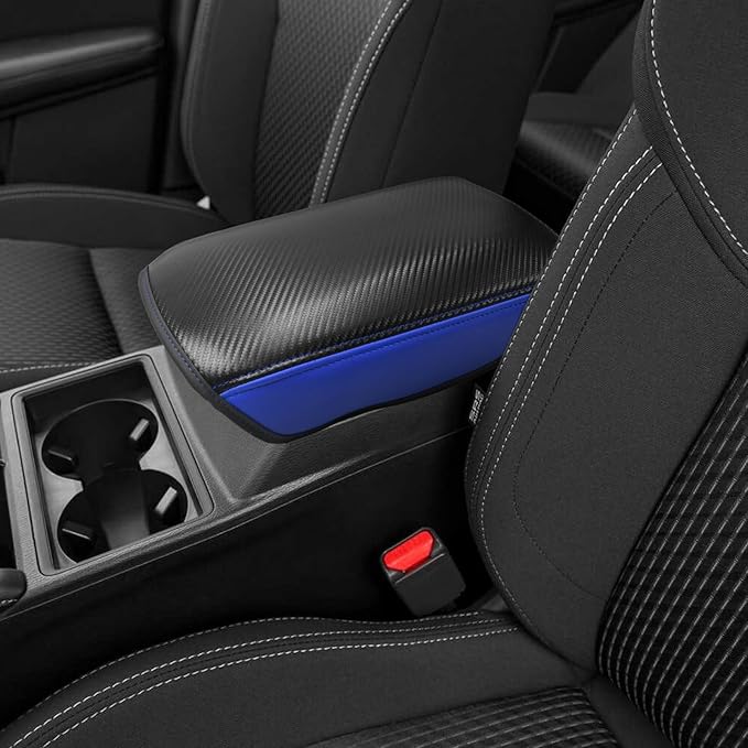 CDEFG for Mitsubishi Outlander 2022 2023 2024 2025 SE, Black Edition, SEL Car Armrest Cover, Center Console Protector Pad Arm Rest Box Cushion Mat Interior Accessories (Not for Outlander Sport)