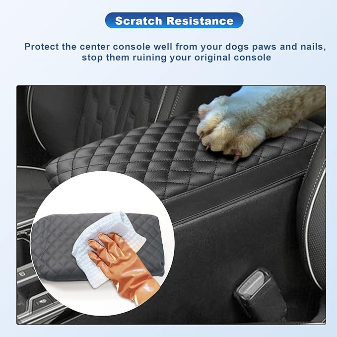 CDEFG Sorento Center Console Cover: Armrest Cover Center Console Pad for 2021 2022 Sorento Car Interior Accessories Arm Rest Protective Cover Scratch Resistance