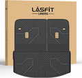 LASFIT Cargo Mat and Backrest Mat for Mazda CX-90 / CX 90 PHEV 2024 2025 7&8 Seats(Not for 6 Seats) TPE Custom Fit All Weather Trunk Mat Liner Waterproof CX90/CX90 PHEV Cargo Tray Accessories, Black