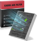 BDFHYK Cabin Air Filter with Activated Carbon Compatible with Chevry Spark, Trax, Sonic, Cruze, Spark EV, Cruze, Malibu, Malibu, Orlando, Compatible with Buick Encore, LaCrosse, Cascada, Regal,Verano