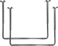 80844-10 34 in. x 26 in. Adjustable Garage Ceiling Mount Storage Rack Kit - Hammertone