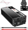 Xijia Pure sine Wave Inverter 2000W 48 Volt dc to 120 Volt ac Inverter (Peak Power 4000W) rv Converter 60HZ with Soft Start for car &Camping (DC48V (Range 40V-60V) 2000W)
