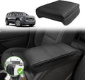 Muslogy Center Console Cover 1-Inch Extra Thick Armrest Pad Compatible with 2017-2023 GMC Acadia Arm Rest Cushion Padding Anti-Scratch Console Leather Lid Protector