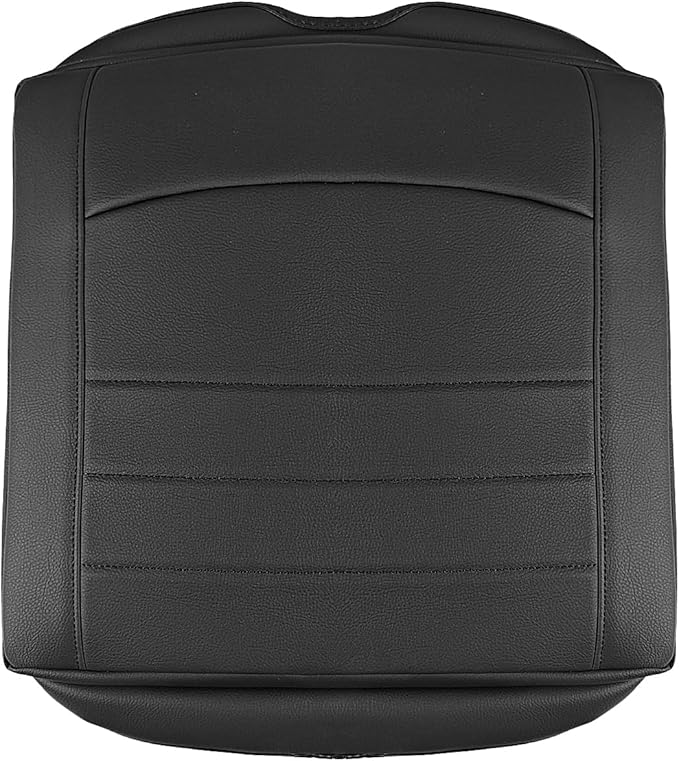 Muslogy Center Console Armrest Cover Compatible with Dodge Ram1500/2500/3500 2013-2018 Comfort Armrest Pad Arm Rest Cushion Vegan Leather Protector 1-Inch Extra Thick(Bucket Seat ONLY)