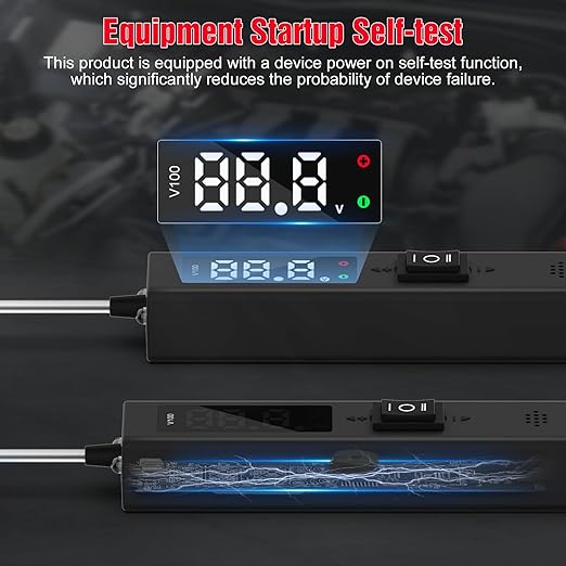 Power Circuit Probe Tester,OBDMONSTER V100 Circuit Tester, 0-80V DC Test Light Automotive Short Circuit Finder, Auto Electrical Circuit Tester, Car Fuse Tester, Automotive Tool