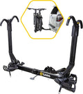 Saris SuperClamp G3 2-Bike HD Hitch Rack – Lightweight Platform Bike Carrier for Car, SUV, Truck – Tilting Design, Secure Wheel Clamping, Fits Road, Mountain, E-Bikes – 2" Hitch Receiver