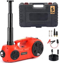 EFFIROSO Upgrade LED Light Electric Car Jack 5 Ton12V Hydraulic Jack Lift 5.9-20.8 Inch for SUV MPV Sedan Change Tires Garage Repair 11000 lbs