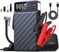 Pelsee 3500A Jump Starter with Air Compressor, 20000mAh&160PSI Portable Car Battery Jump Starter, 12V Battery Pack (10L Gas 8L Diesel Engine) with 18W Fast Charge, LED Light, Jumper Cables