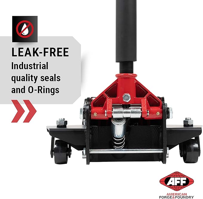 AFF 4 Ton Floor Jack - Low Profile Car Jack with Lightning Lift Hydraulic - Super Duty