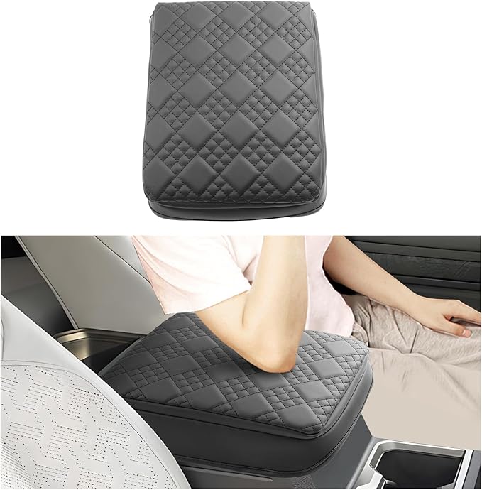 SXCY for 2025 2026 Toyota 4Runner Armrest Cover Pad for 2025 2026 Toyota 4Runner Accessories 2025 4Runner Center Console Cover 2026 4Runner Middle Console Cover w/Soft Cotton Cushion (Added-Pad)