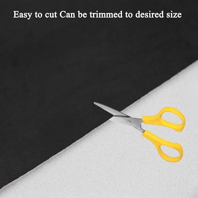 Suede Headliner Fabric with Foam Backing - Black Suede Headliner wrap Interior Material for Car/Truck/SUV/RV Roof, Home Repair/DIY Headliner Material Automotive Headliner Fabric (Black, 120"×60")