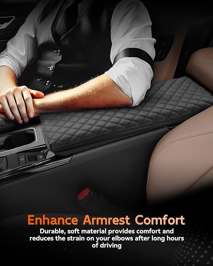 CDEFG for 2025 2026 Toyota Camry Center Console Cover Armrest Box Cover for Camry (LE, SE, XLE, XSE) Accessories Arm Rest Protector