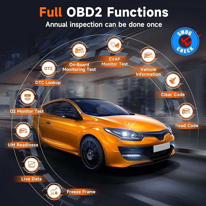 FOXWELL NT726 Bidirectional Scan Tool, All System OBD2 Scanner Diagnostic Tool, Code Reader for Cars and Trucks with 12 Resets, ABS Bleeding/Oil/EPB/SAS/D-PF/TPMS/Injector Coding/Throttle/BMS..., FCA