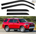 Window Visors Rain Guards for 2010-2024 Toyota 4Runner, Out-Channel Window Vent Wind Deflectors Visors Shades for 10-24 4 Runner