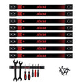 AMM 8PCS Magnetic Tool Holder Strip, 12" Heavy Duty Tool Organizer Magnetic Strip with Mounting Screws, Tool Magnet Bar for Tool Storage, Garage Organization