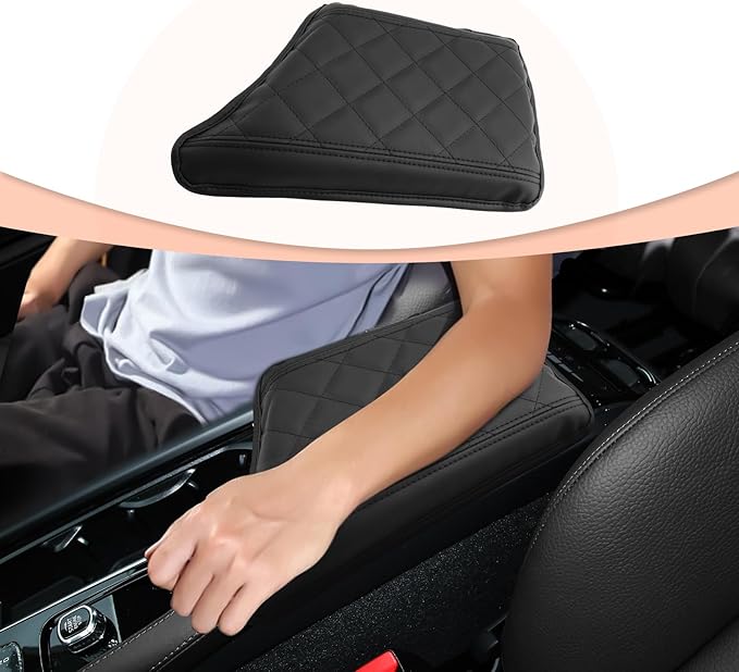 CDEFG for Volvo XC90 2018-2024 Center Console Cover Armrest Box Cover for XC90 Accessories Console Arm Rest Protector 2019 2020 2021 2022 2023 2024 -NOT FIT S90/V90