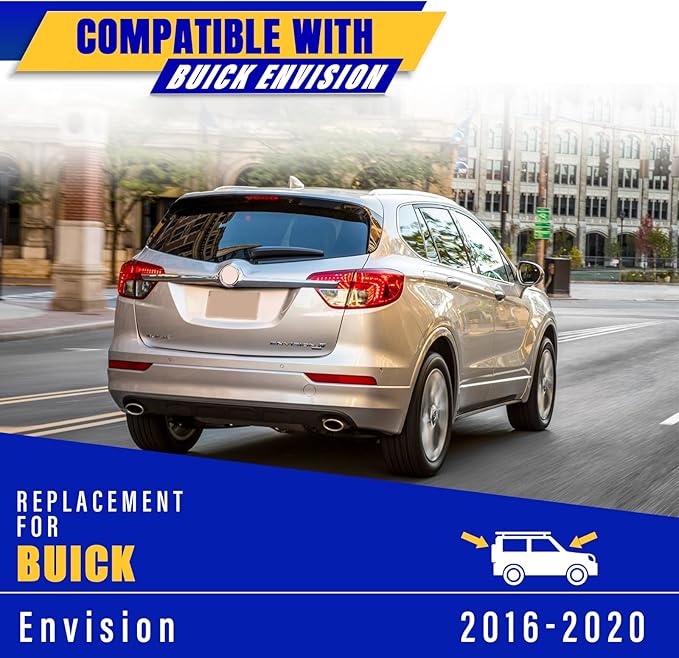 3 wipers Replacement for 2016-2020 Buick Envision, Windshield Wiper Blades Original Equipment Replacement - 24"/18"/12" (Set of 3) U/J HOOK