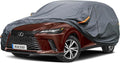Premium Car Cover Custom Fit Lexus RX350 (2015-2025), 16 Layers Heavy Duty Car Cover Waterproof All Weather with Zipper Door for Sun Rain Snow Dust Uv Protection