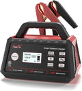 TowerTop 2/10/25 Amp 12V Smart Car Battery Charger, Fully Automatic Battery Maintainer with Engine Start, Auto Desulfator, Battery Repair, Winter Mode, for AGM, STD, Gel, Deep Cycle Batteries