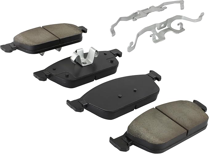 Premium Ceramic Front Brake Pads (1001-1771C) Compatible with Ford Focus 2015-2018, Lincoln MKC 2015-2019