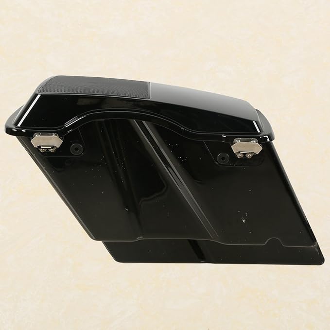 XFMT 5" Stretched Saddlebags Extended Saddle Bags W/ 6x9 Speaker Llids For Harley Touring Road King Street Glide Road Glide Electra Glide Ultra Classic 1993-2013