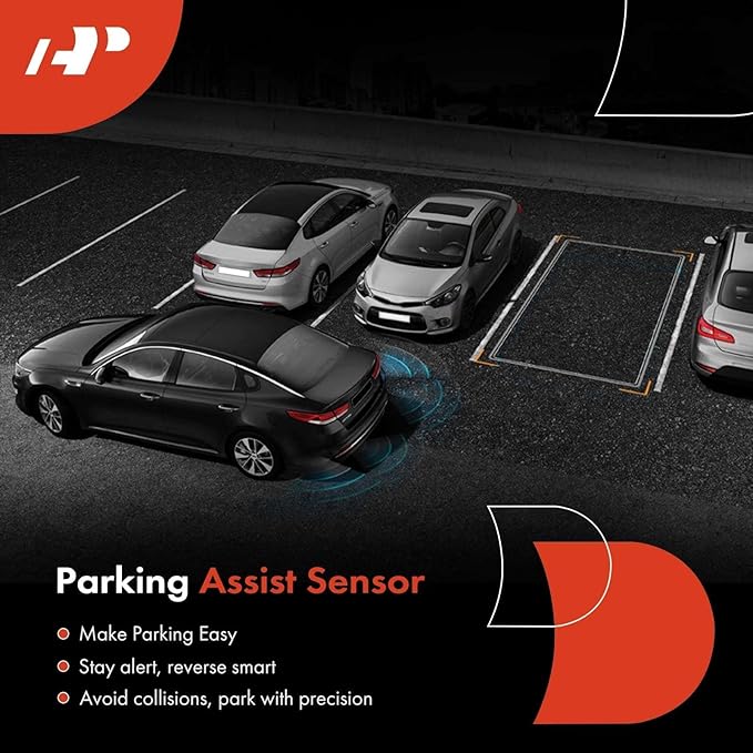 A-Premium 4-PC Rear Reverse Backup Parking Aid Assist Sensor Compatible with Select Ford, Lincoln & Mercury Models - F150 F250 F350 F450 F550 Super Duty, Explorer, Escape, Navigator, Mariner