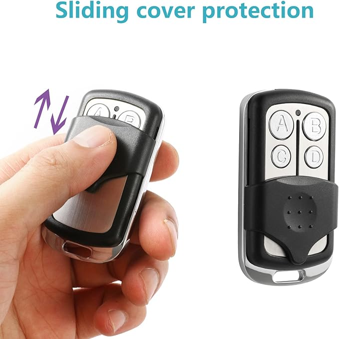 2 Garage Door Opener Remote,for LiftMaster Chamberlain Openers with Purple Yellow Green Orange Red Learn Button,893MAX 953EV/EVC,Keychain
