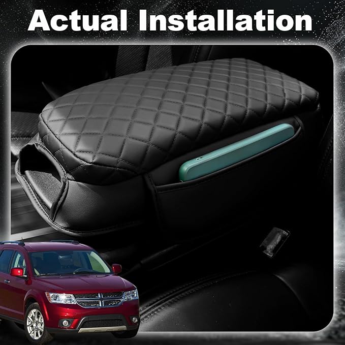 Center Console Armrest Cover for 2011-2020 Dodge Journey Cushion Pad Armrest Box Cover Protector Dodge Journey Interior Accessories (Journey11-20 pad)