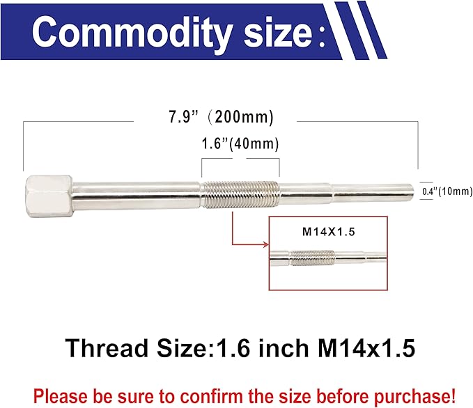 Duty Clutch Puller Tool for EZGO 2008-2024 Gas Golf Cart with Kawasaki Engine, CC2200/Clays Car/MPT/Refresher/RXV/ST/Custom/Sport/Shuttle/Valor/Woods Boundary MAV 608429