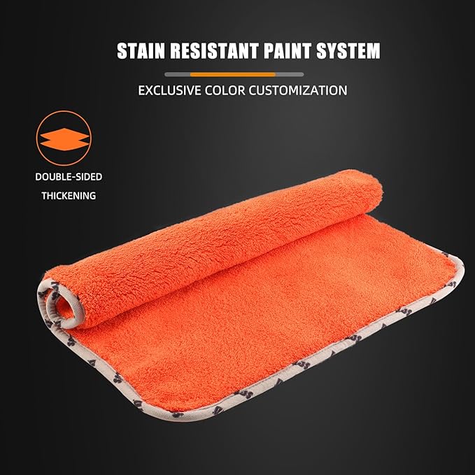 SPTA Car Microfiber Towels, 3Pcs Microfiber Car Cleaning Cloths, Upgraded 1200gsm Ultra-Thick Cars Drying Towel Microfiber for Car and Home Polishing Washing and Detailing 16'' x 16''(3 Pack)