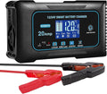 Haisito: 20A 12V/24V Smart Battery Charger –Automatic Maintainer, Trickle Charger & Desulfator with Overcharge Protection & Temperature Compensation – for Lead-Acid,LiFePO4 & Lithium Batteries