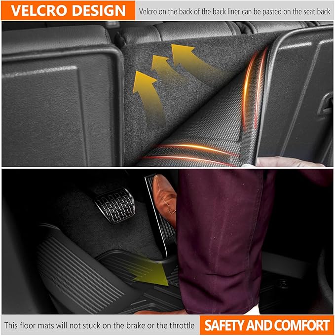 powoq Floor Mat Compatible with 2020-2025 Toyota Highlander Cargo Mat Trunk Liner Cargo Liner Replacement for 2020-2025 Toyota Highlander Accessories