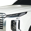 BOGAR TECH DESIGNS Full Headlight Head Light Tint Kit Compatible with Hyundai Palisade 2023-2025, Light Smoke