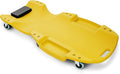 DNA MOTORING 48 Inches Heavy-Duty Low-Profile Roller Automotive Creeper with Padded Headrest, Yellow, TOOLS-00239-YL