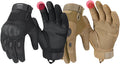 KEMIMOTO Tactical Gloves for Men, Touchscreen Motorcycle Gloves with Hard Shell & Palm Padding for Sports Motorcycle Cycling Tactical Airsoft Paintball Hunting Hiking Camping Climbing