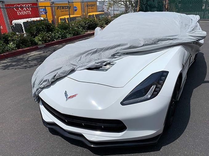 CarsCover Custom Fits C7 2014-2019 Chevy Corvette Stingray Z51 Z06 Grand Sport Custom Car Cover for 5 Layer Ultrashield