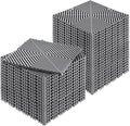 VEVOR Interlocking Drainage Mat, 12” x 12” Modular Interlocking Cushion, 40 Pcs Splicing Drainage Mats, Non-Slip Gray PP Drainage Floor Tile and Shower Mat, for Garage, Garden, Kitchen & Outdoor