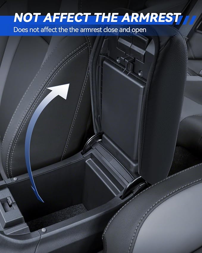 Armrest Cover for 2018-2023 2024 Volvo XC90 Accessories Center Console Middle Lid Pad Protector for Car Elbow Rest