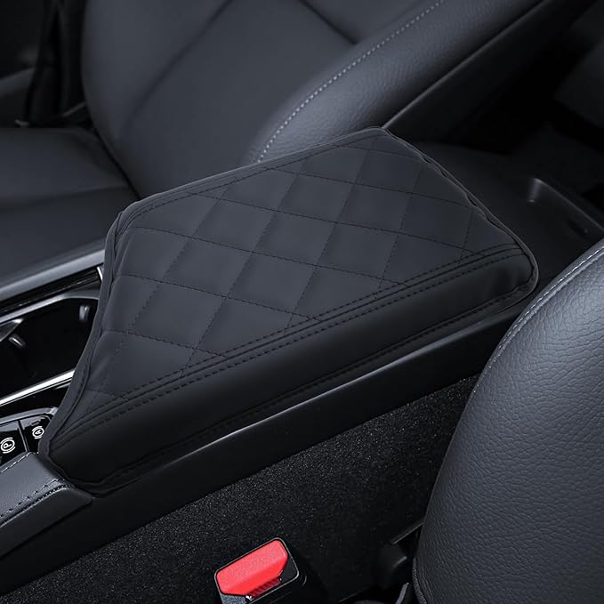 Armrest Cover for 2018-2023 2024 Volvo XC90 Accessories Center Console Middle Lid Pad Protector for Car Elbow Rest