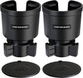 Upgraded Universal Car Cup Holder Expander for 3.4"-4" Bottles - Adjustable Base Fits Most Vehicles, SUVs & Trucks - Heavy Duty Adapter for Oversized Tumblers & Mugs
