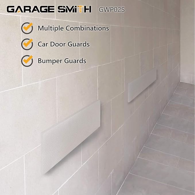 AMPULLA GWP02S Garage Wall Protector Car Door Protectors, Designed in Germany (2-Pack)