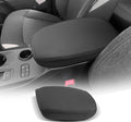CDEFG for Ford Ranger 2024-2025 Center Console Cover Armrest Box Cover for Ranger (XL, XLT, Lariat, Raptor) 2024 2025 Accessories Console Arm Rest Protector Thin Black Leather