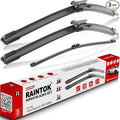 Windshield Wiper Blade Set Replacement for 2011-2022 Ford Explorer and Rear Windshield Wiper Blade-26"/22"/11" (Set of 3) Pinch Tab