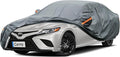 Premium Car Cover Custom Fit Toyota Camry/Solara (1991-2025), 16 Layers Heavy Duty Car Cover Waterproof All Weather with Zipper Door for Sun Rain Snow Dust Uv Protection