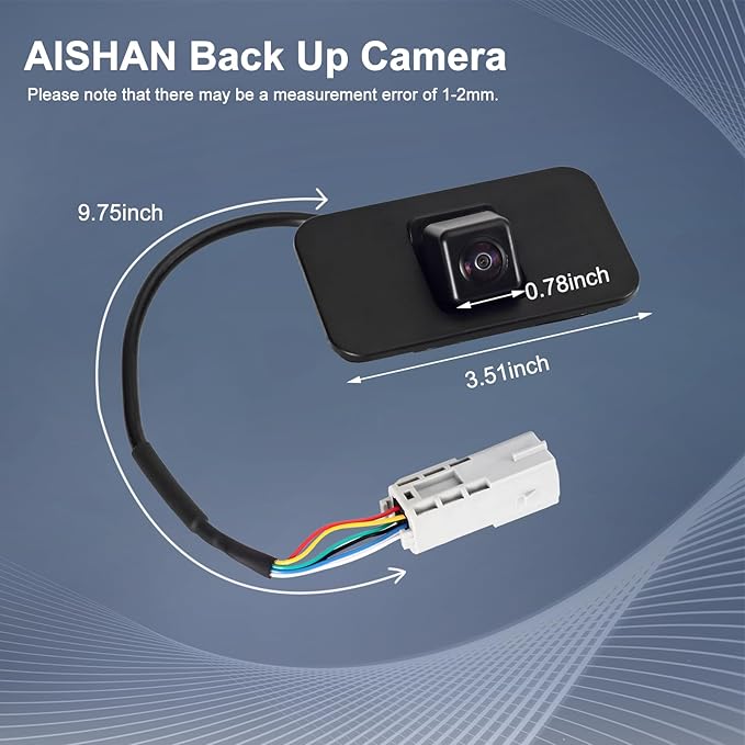 Rear View Backup Camera Parking Assist Camera Compatible with Chevy for Suburban Tahoe for GMC Yukon for Cadillac Escalade 2015-2020 5.3L 6.0L 6.2L V8 Replace# 23378804 23404613 23432248