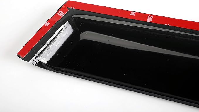 94985 Sunproof Waterproof Side Window Wind Deflector, 4pcs Protective Replacements Rain Guards Set, Window Visor fit for 2011-2018 Jetta